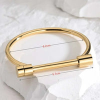 Women Stainless Steel Bangle Bracelet