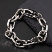 Men Stainless Steel Fashionable Stainless Steel Wide Bracelet