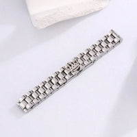 Men Silver Stainless Steel Crown Bracelet