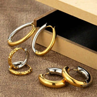 3Pcs/Set Women Stainless Steel Earrings