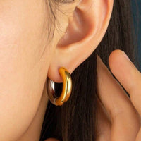 3Pcs/Set Women Stainless Steel Earrings