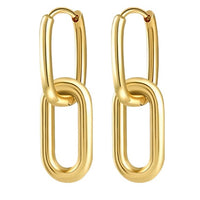 Women Stainless Steel Hoop Earrings