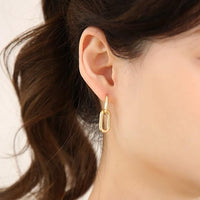 Women Stainless Steel Hoop Earrings