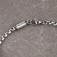 Men Simple Style Stainless Steel Link Chain Bracelet