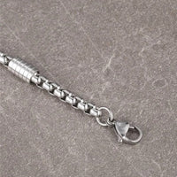 Men Simple Style Stainless Steel Link Chain Bracelet