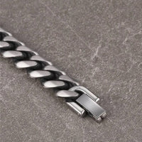 Men Simple Style Stainless Steel Chain Bracelet