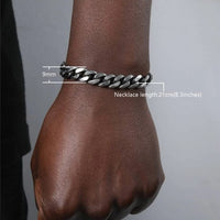 Men Simple Style Stainless Steel Chain Bracelet