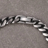 Men Simple Style Stainless Steel Chain Bracelet