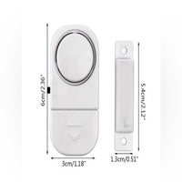 2Pc Wireless Door Window Alarm - Loudspeaker Magnetic Sensor