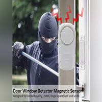 2Pc Wireless Door Window Alarm - Loudspeaker Magnetic Sensor