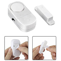 2Pc Wireless Door Window Alarm - Loudspeaker Magnetic Sensor