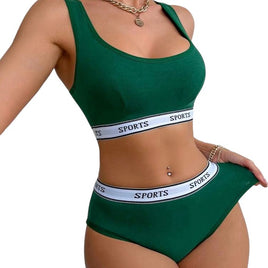 Women Wirefree Bra And Panties Set