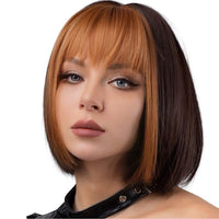 12 Inches Multicolor Synthetic Short Wig