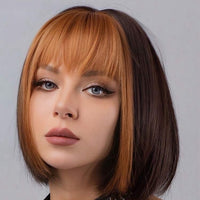 12 Inches Multicolor Synthetic Short Wig