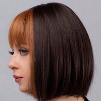 12 Inches Multicolor Synthetic Short Wig