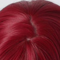 26 Inches Synthetic Red Straight Wig