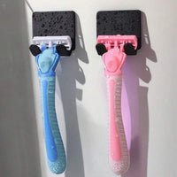 2 Pcs Black Razor Holder Hooks