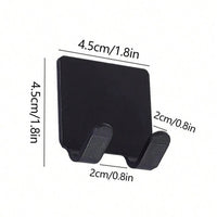 2 Pcs Black Razor Holder Hooks