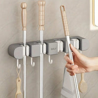 Bathroom Wall Mounted Mop & Broom Holder