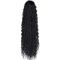 22 Inches Synthetic Long Curly Black Hair Extension