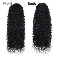 22 Inches Synthetic Long Curly Black Hair Extension