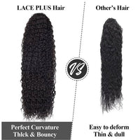 22 Inches Synthetic Long Curly Black Hair Extension