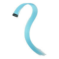 5 Pcs 20 Inches Baby Blue Synthetic Hair Extensions