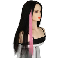 5 Pcs 20 Inches Hot Pink Synthetic Hair Extensions